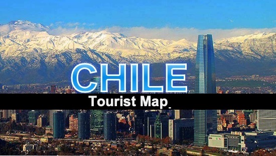 tourist map of chile with cities