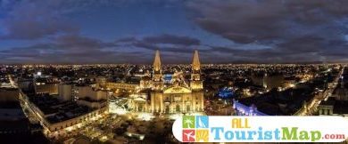 map mexico tourist destinations