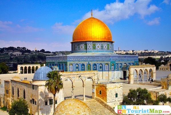 tourist map jerusalem