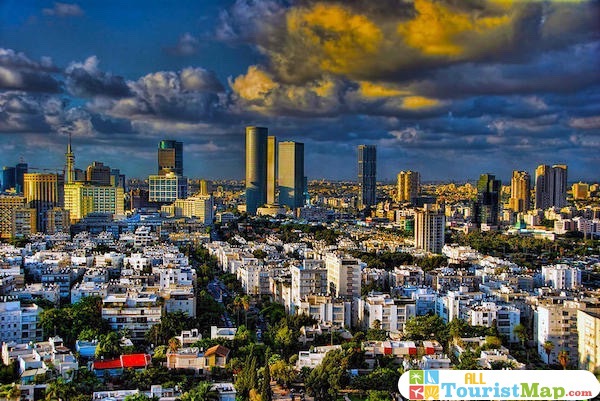 Tel Aviv Tourist Map