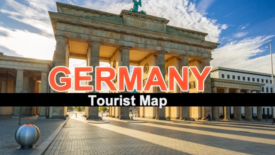 sightseeing germany tourist map