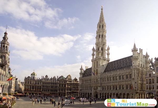 tourist map brussels