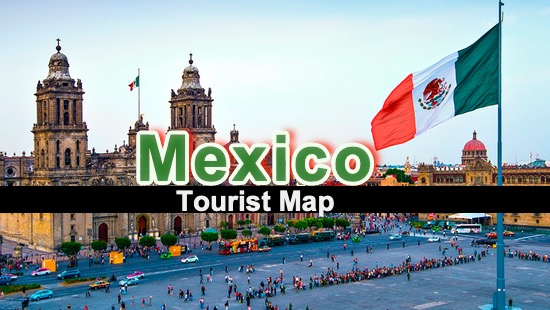 tourist map of mexico