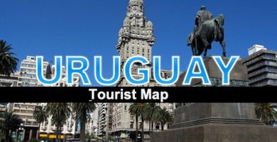 tourist map uruguay